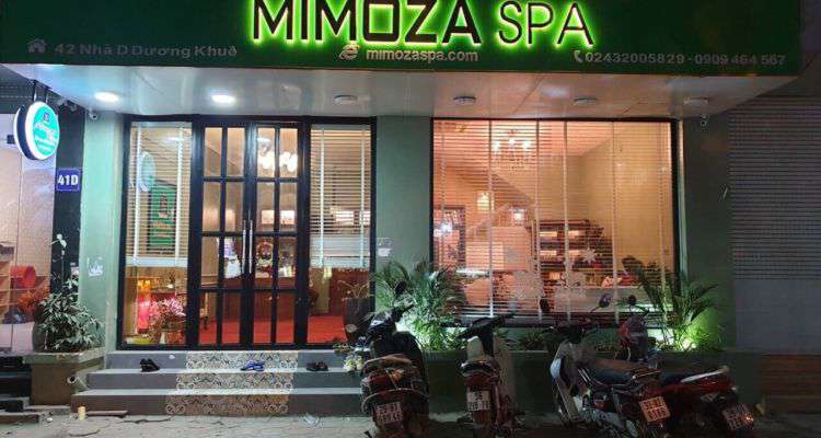Cập nhật danh sách các điểm Mimoza Spa