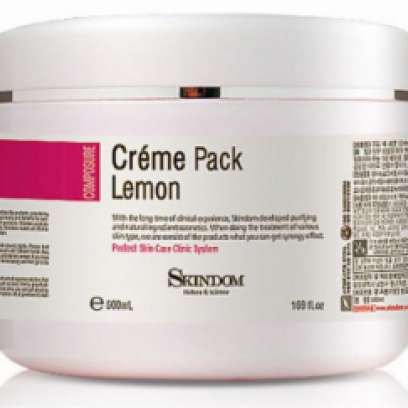 Créme Pack Lemon Skindom - Mặt nạ kem chống lão hóa chiwwts xuất từ Chanh