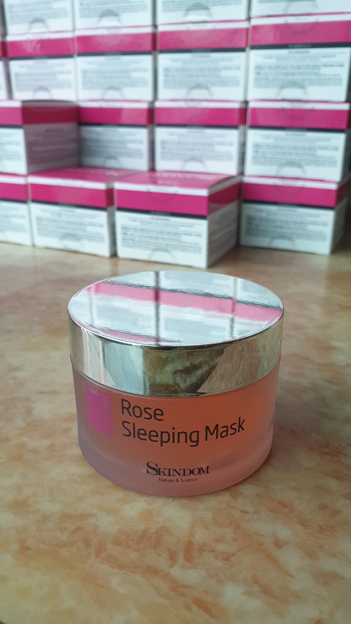 Rose Sleeping Mask Skindom - Mặt nạ ngủ hoa hồng